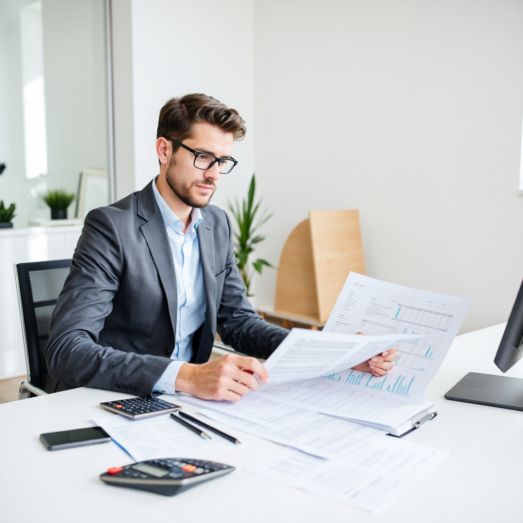 Financial planning workspace with RRSP and TFSA account documentation